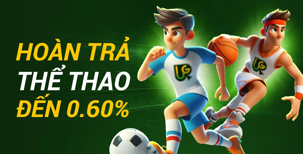 Hoàn trả thể thao đến 0,60%